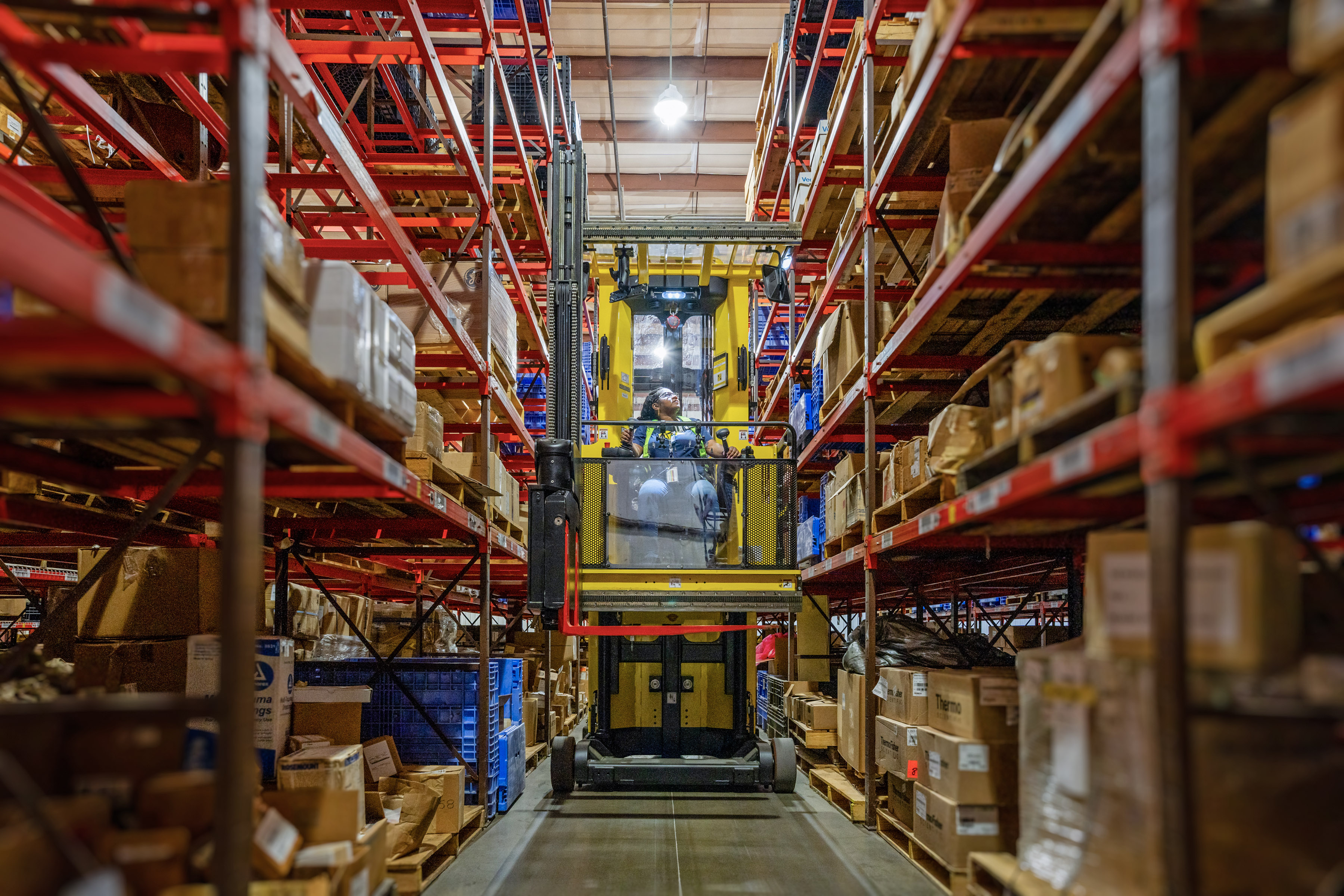 Supply Chain Warehouse Employees working in the field