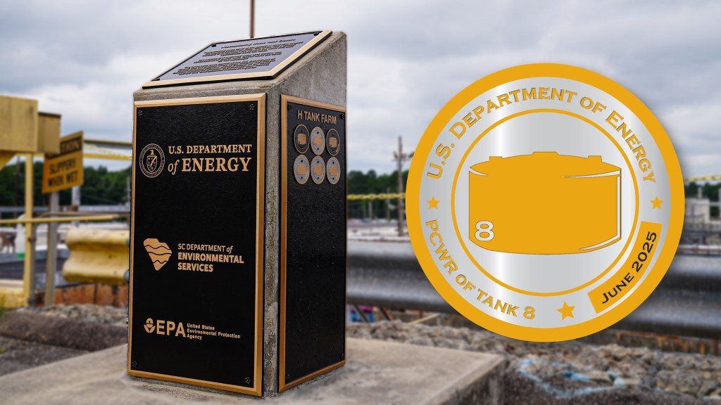 Waste Cleanup Momentum at SRS: 6th Tank Closure Milestone in 13 Months
