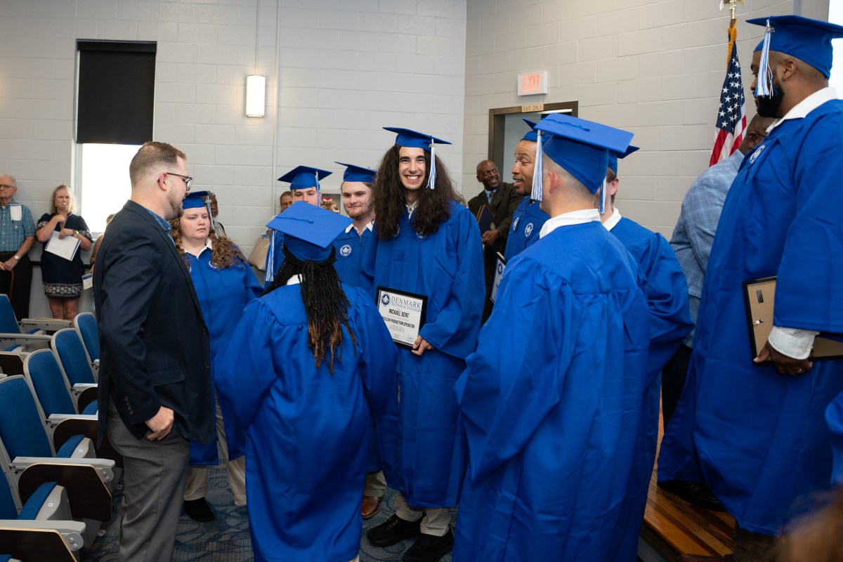 Graduates receive their Nuclear Fundamental Technology certificate from DTC and a nationally recognized, portable credential from the U.S. Department of Labor.