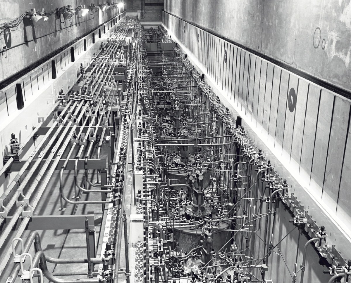 Interior of H Canyon before hot operations began.
