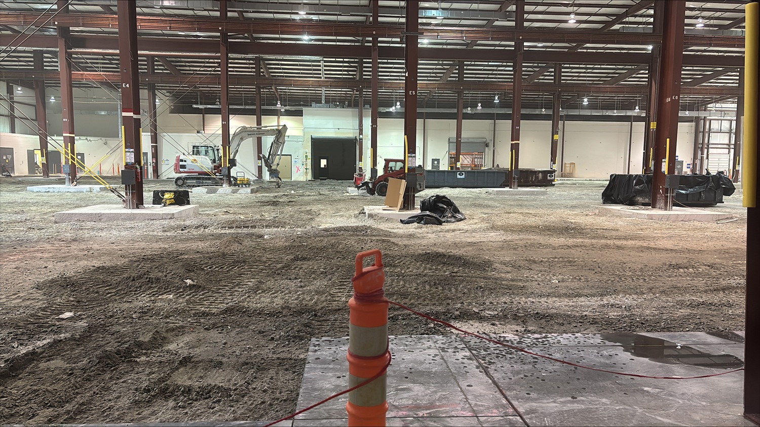 Floor removal operations within the HFTOC.
