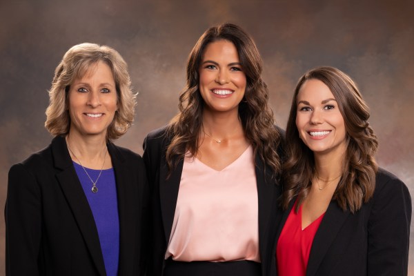The SRNS Education Outreach team. Cynthia Hewitt, Taylor Rice and Rebekah Trull.