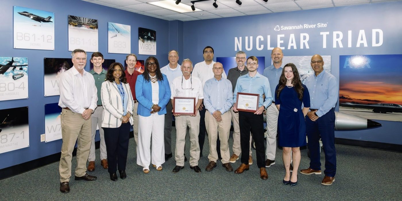 SRS honored with NNSA CIO Achievement awards