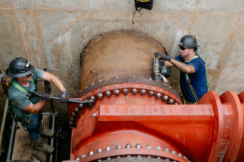 H7 main isolation valve replacement