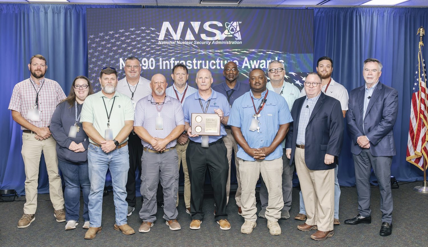 Four SRS teams recognized by NNSA for infrastructure excellence